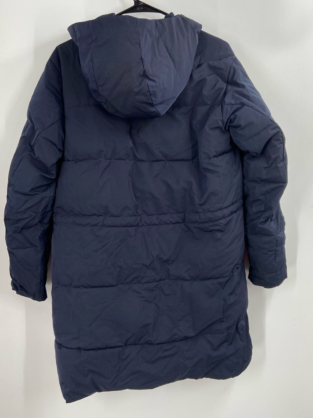 Everlane Long Puffer Coat XS Blue FLAWED - Picture 8 of 9